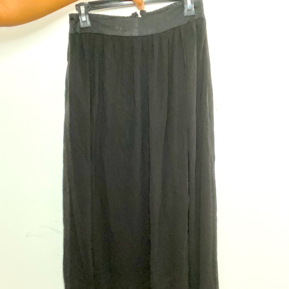 Touch Me Black Maxi Skirt